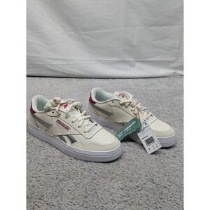 Reebok‎ Court Advance Bold Women's 9 Tennis Shoes Chalk Pink Silver Sneaker NIB